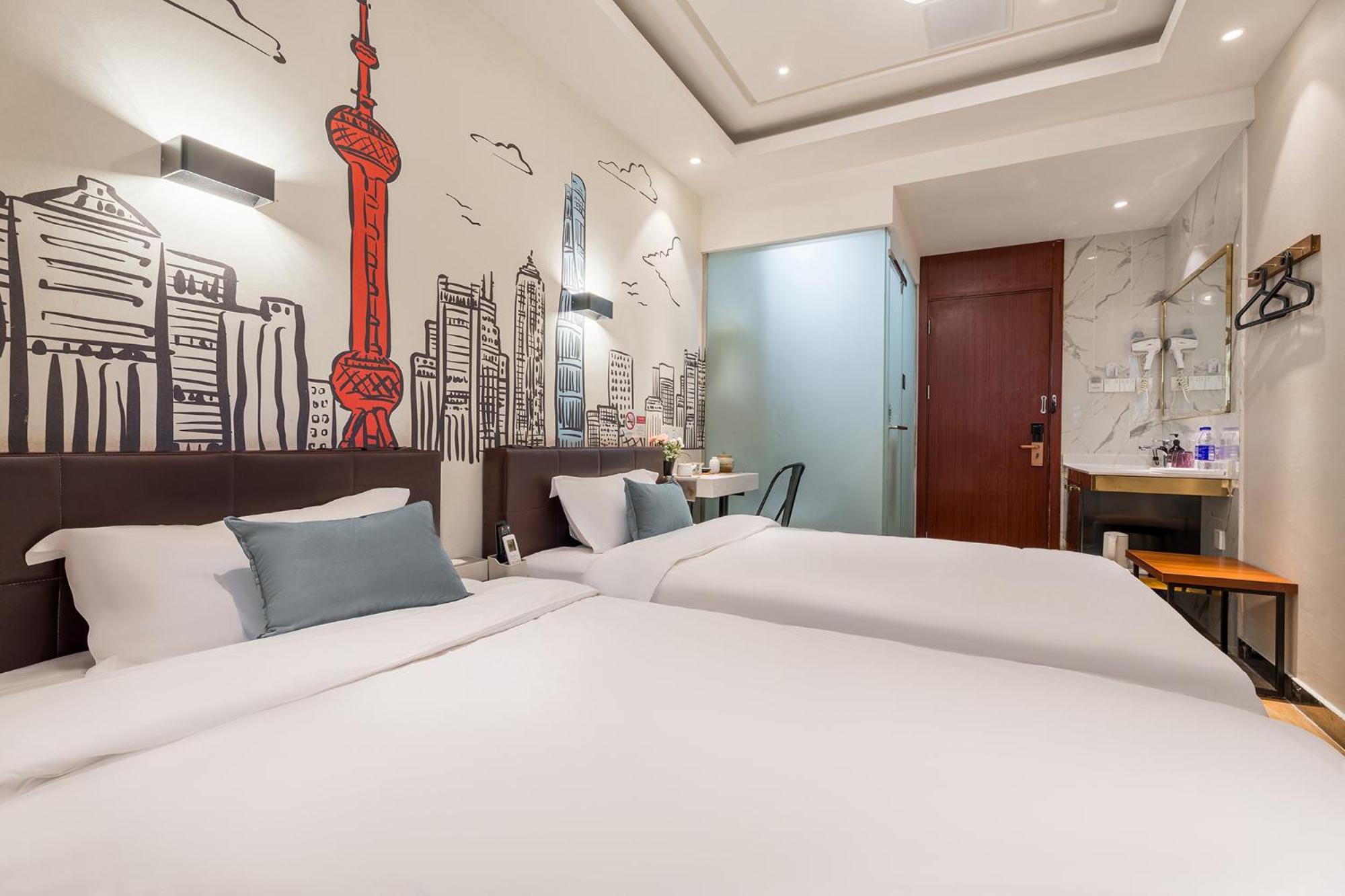 Meego Yes Hotel Shanghai Exteriör bild