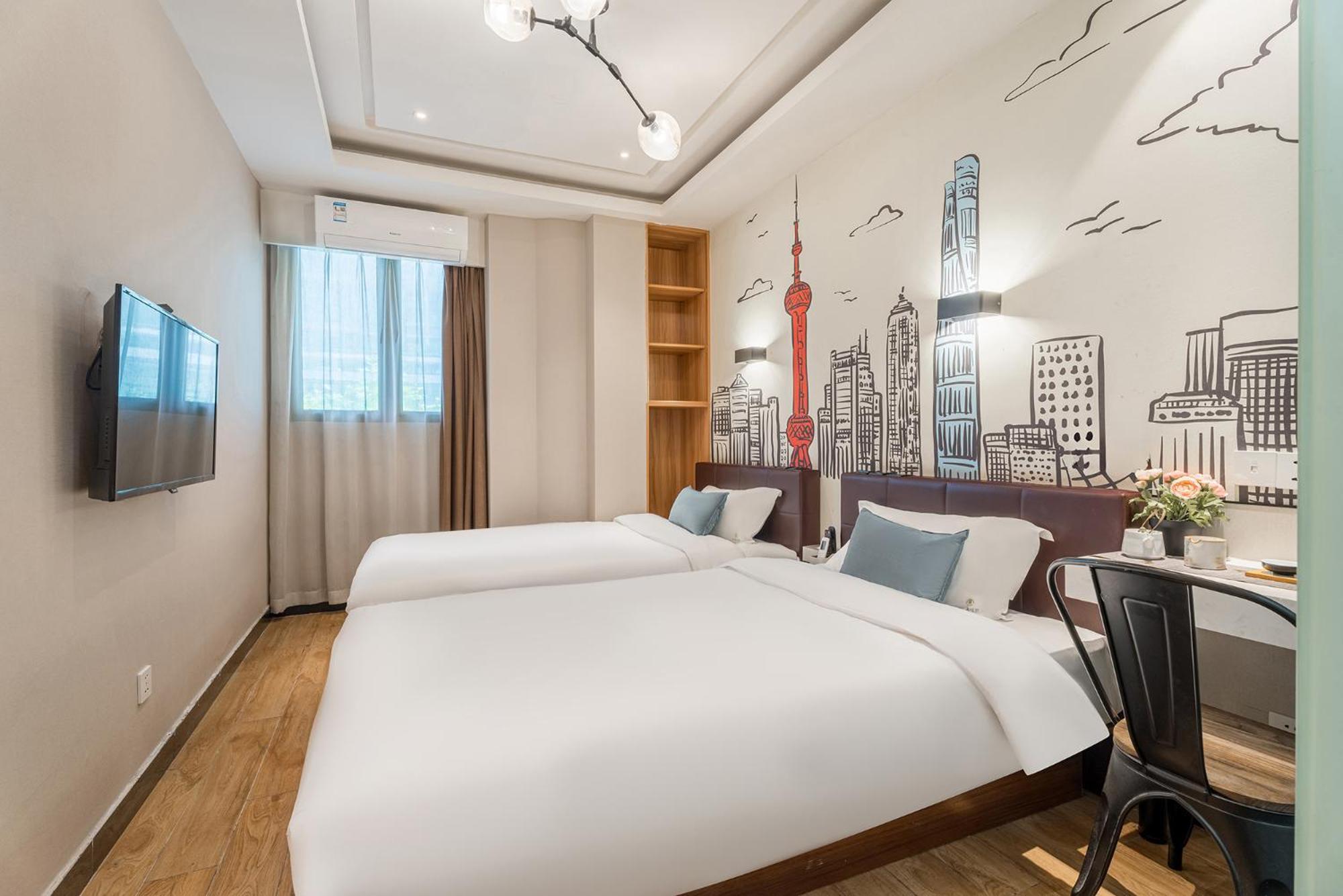 Meego Yes Hotel Shanghai Exteriör bild